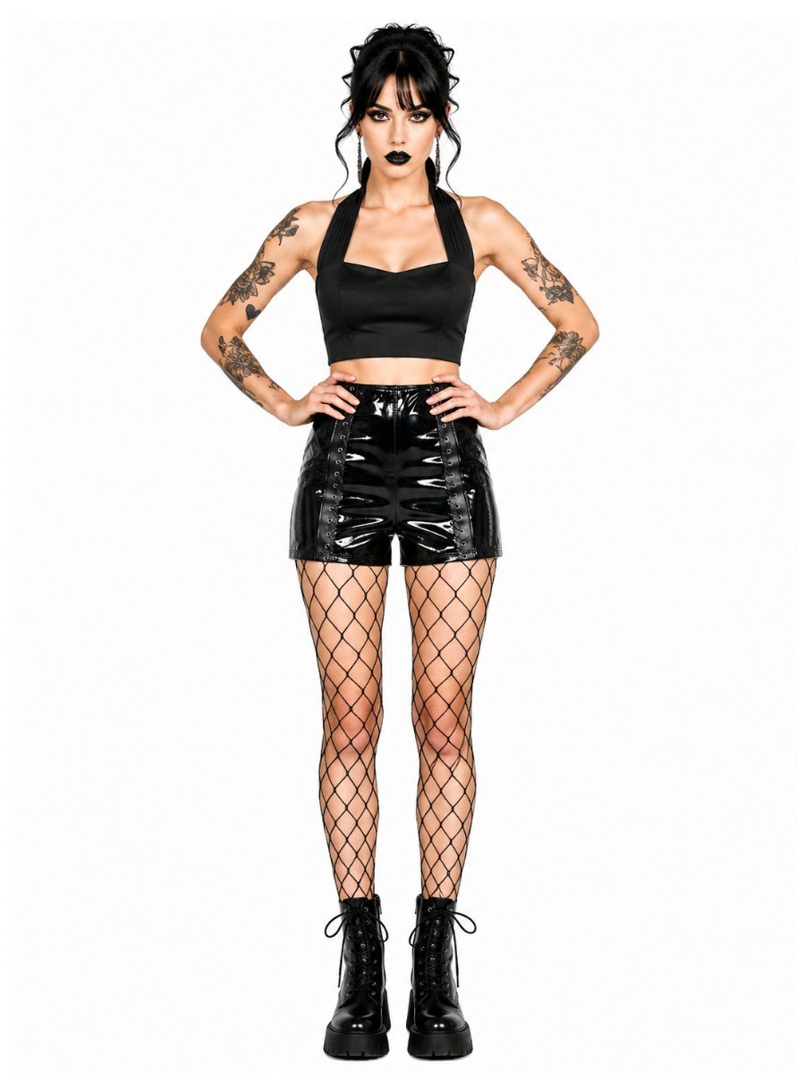 Shorts Vinil Noir Edge