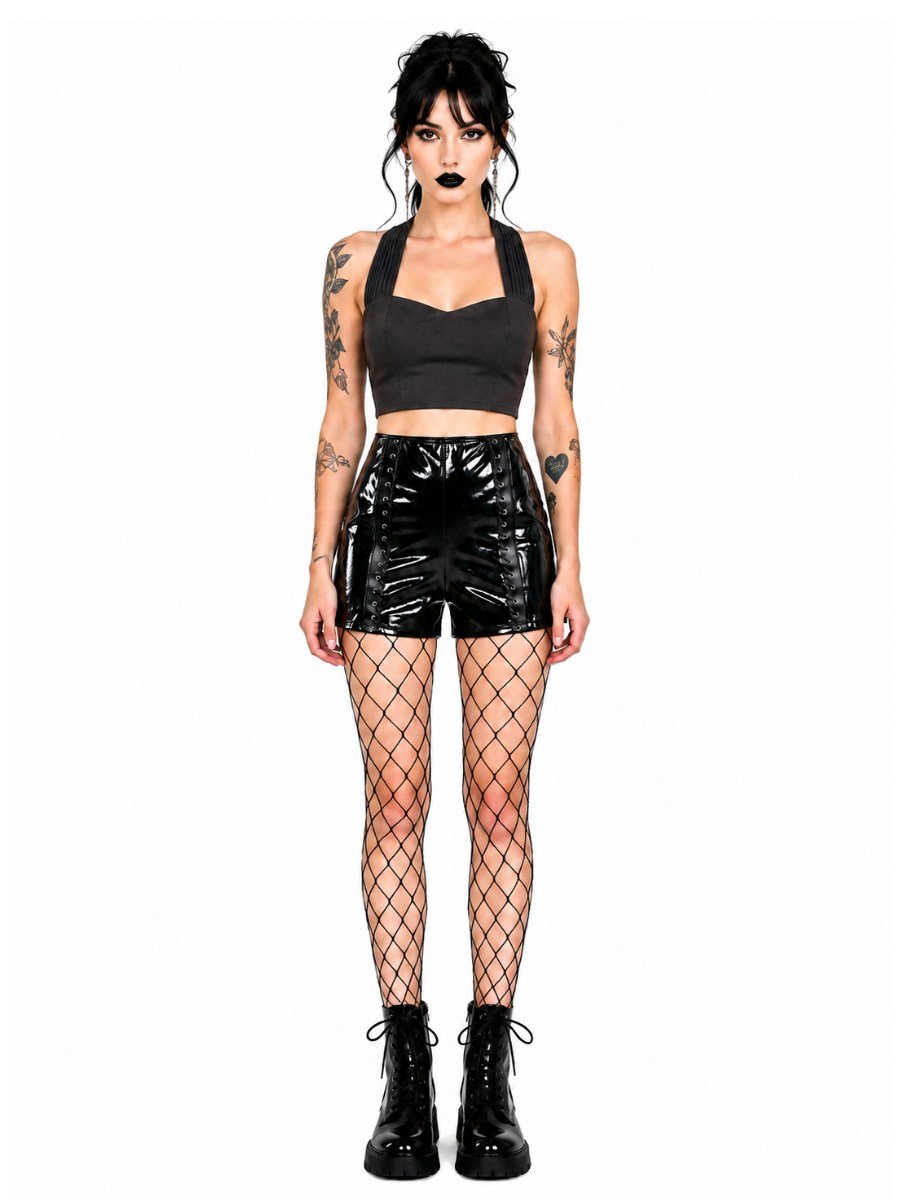 Shorts Vinil Noir Edge