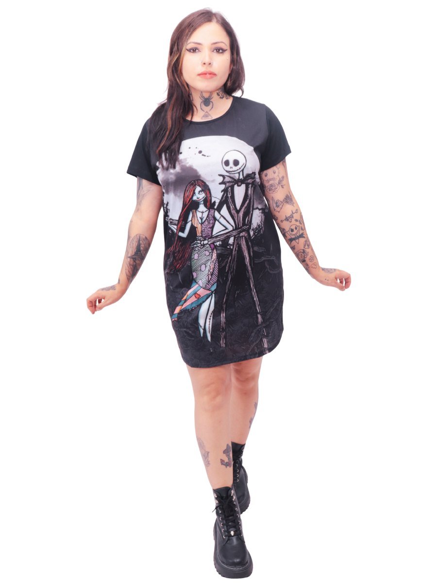Vestido Mini Vest Jack Skellington Moon Light