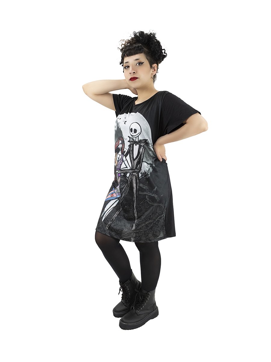 Vestido Mini Vest Jack Skellington Moon Light