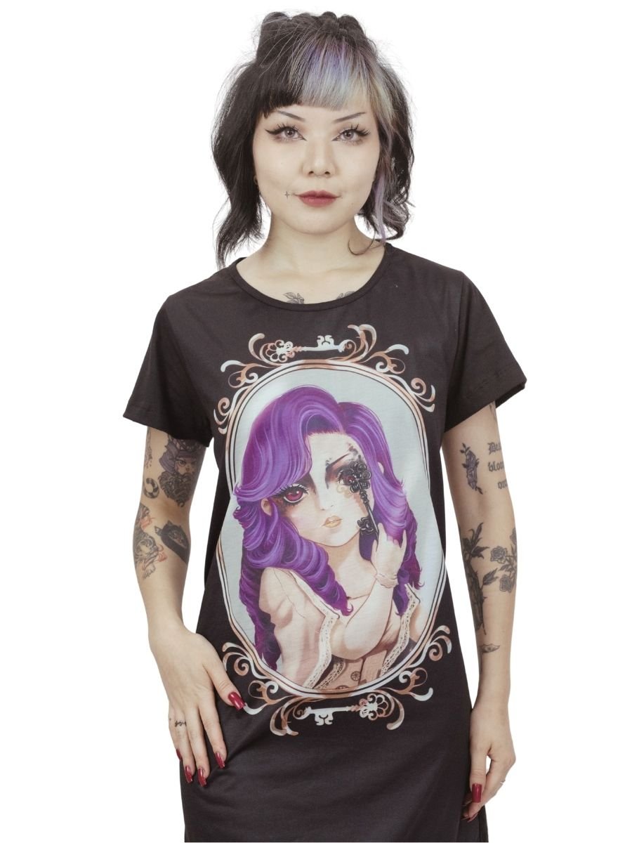 Vestido Mini Vest Ecila Trapéziaband Doors