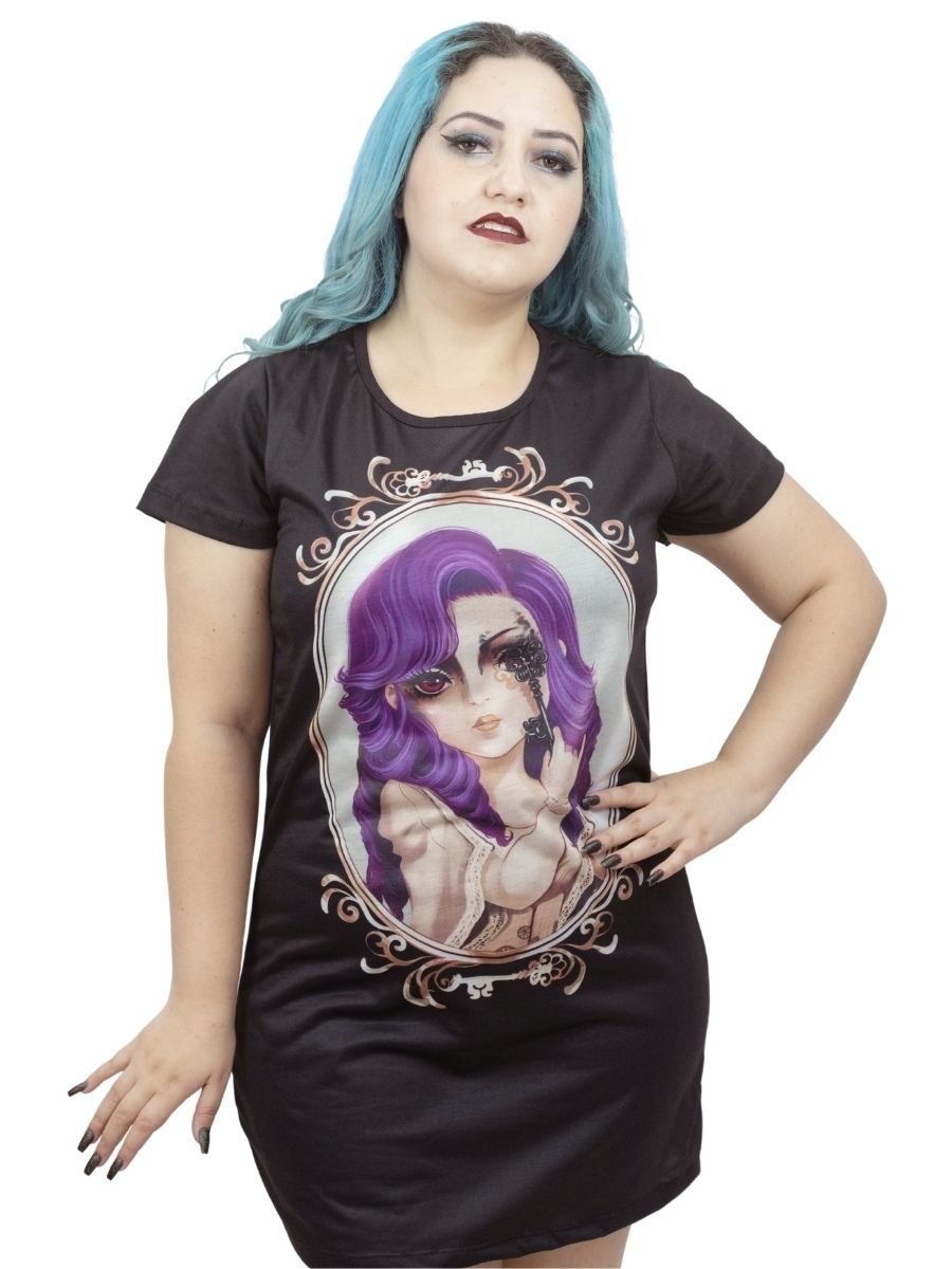 Vestido Mini Vest Ecila Trapéziaband Doors