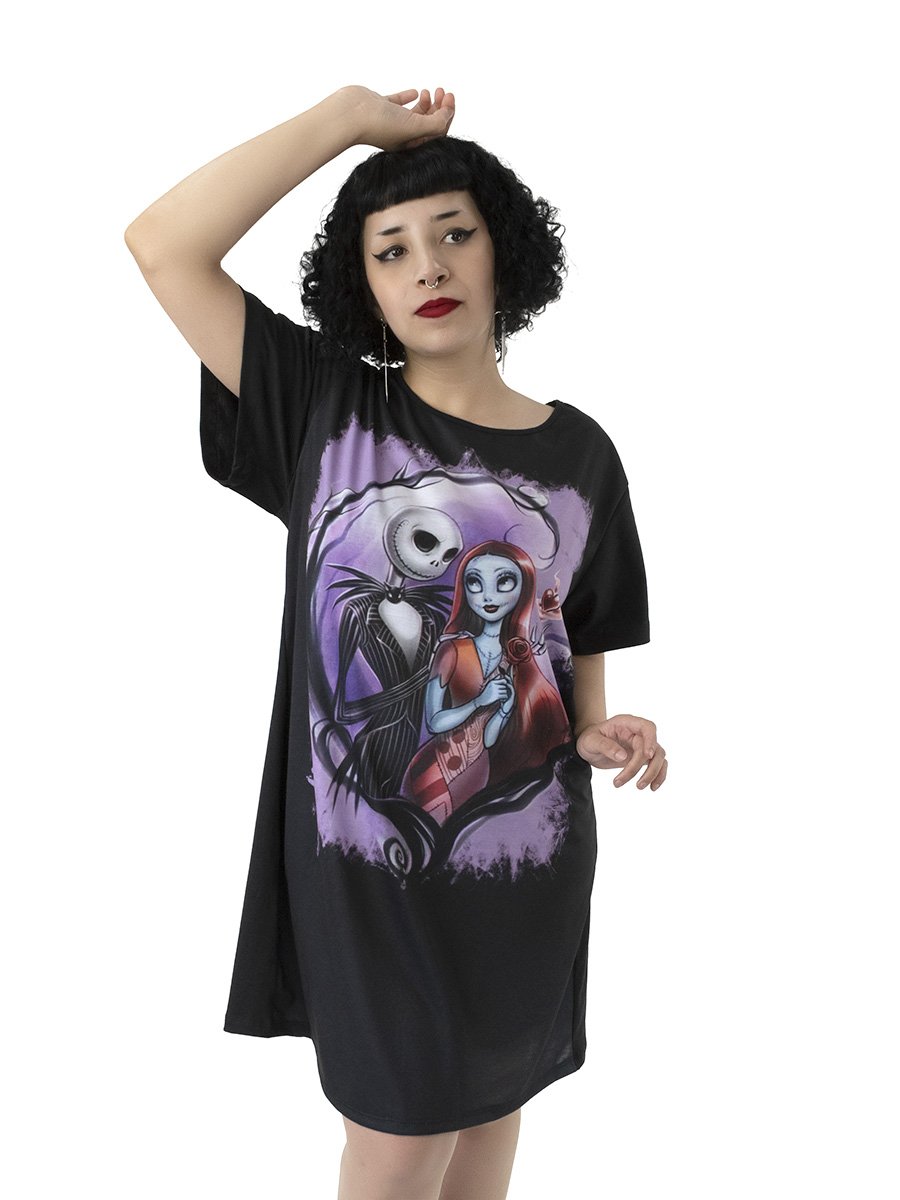 Vestido Mini Vest o Estranho Mundo de Jack