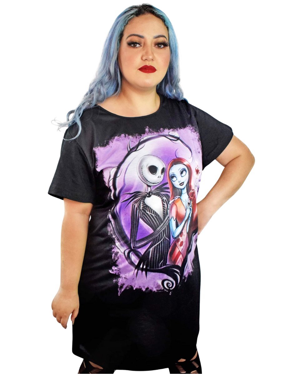 Vestido Mini Vest o Estranho Mundo de Jack