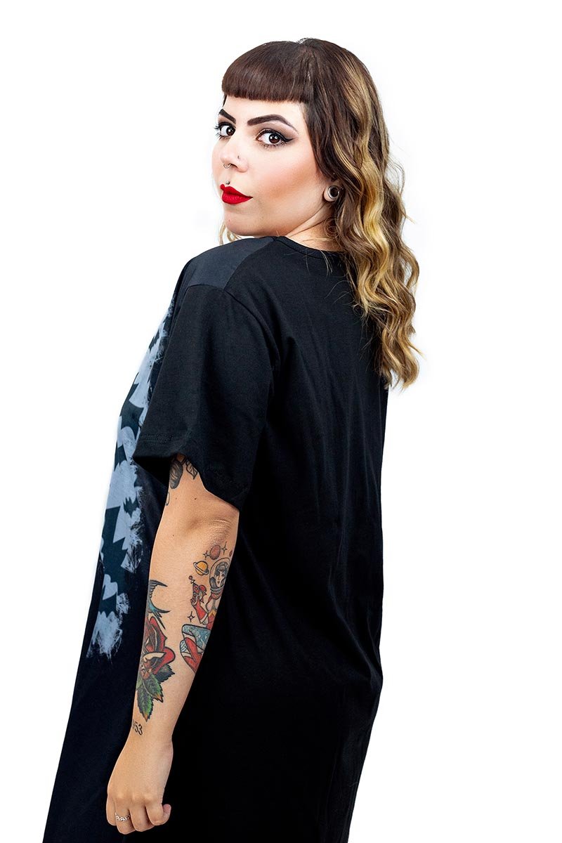 Vestido Mini Vest Wandinha Addams