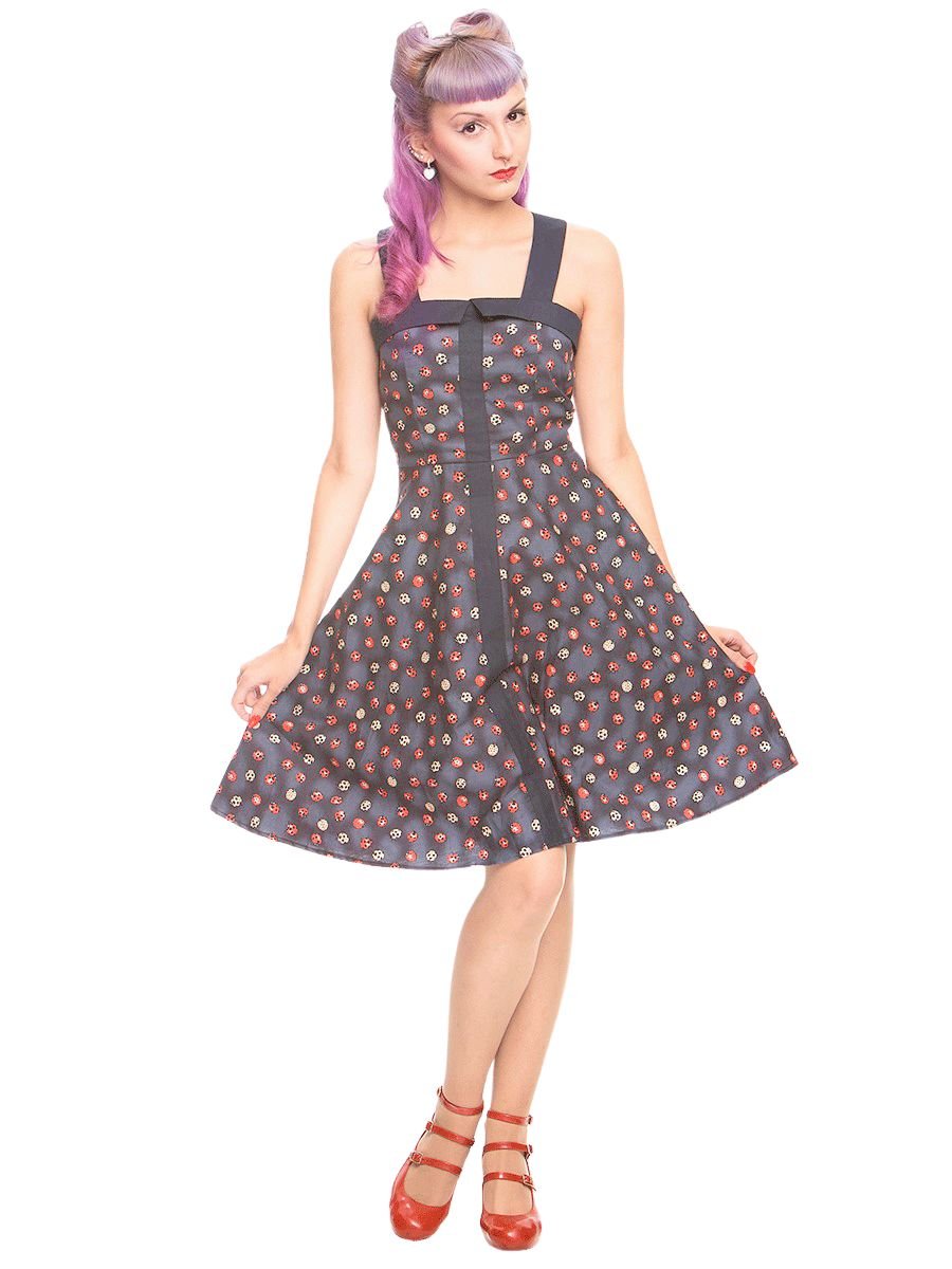 Vestido Pin Up Boneca Joaninha Fiona