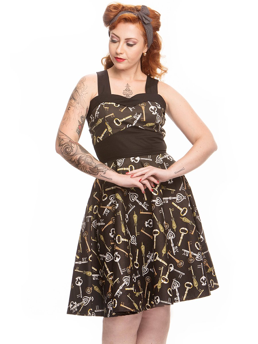 Vestido Pin Up Steampunk Chaves Island