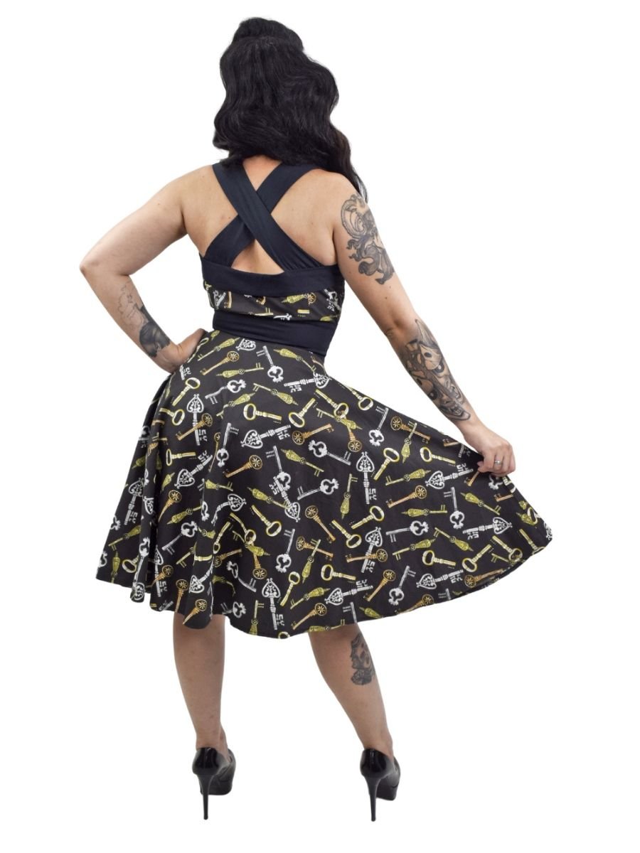 Vestido Pin Up Steampunk Chaves Island