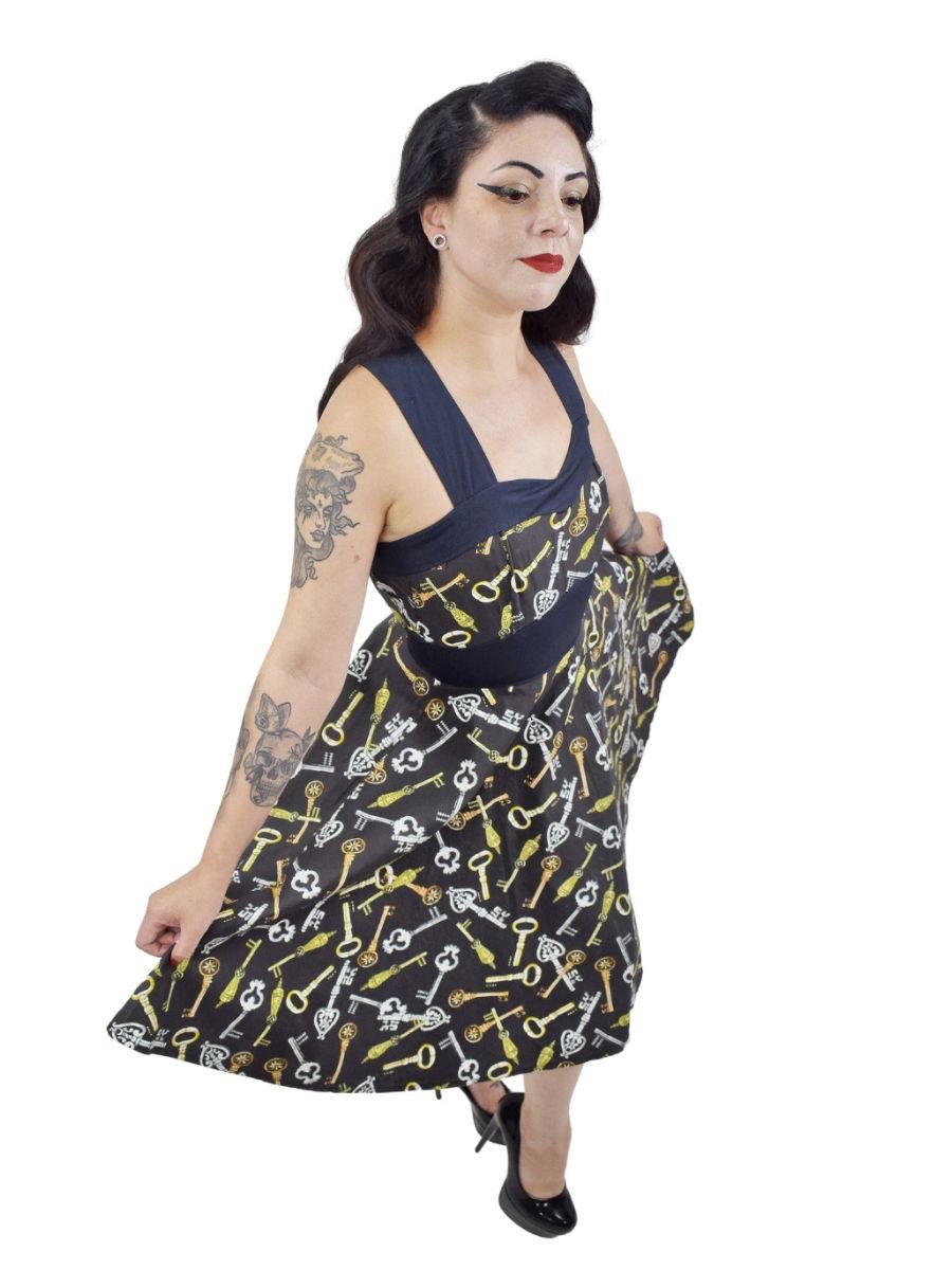 Vestido Pin Up Steampunk Chaves Island